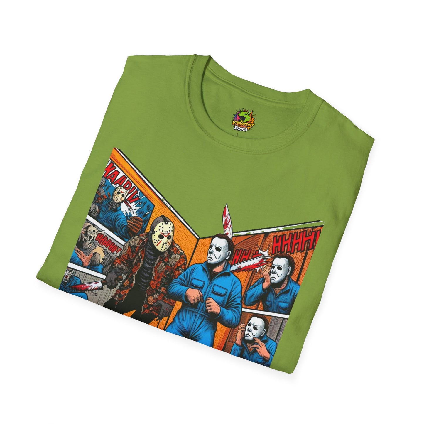 spooky season fashion - Funny Michael Myers Shirt | Jason & Michael Halloween T-Shirt - limited edition. perfect Halloween gift for fans of horror culture. Order yours now and stand out with this exclusive piece!