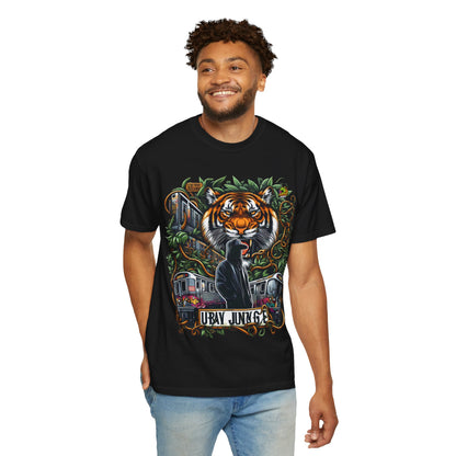 Merch - Urban Jungle Vibes Rapper Merch | City Meets Nature T-Shirt Design - custom-made. perfect gift idea. Order yours now and stand out with this exclusive piece!