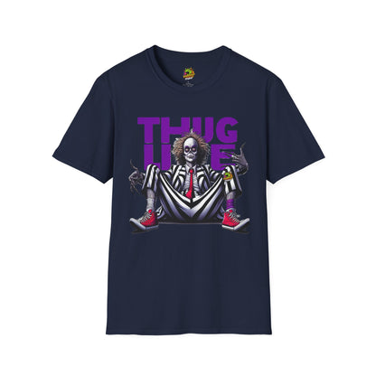 Beetlejuice - Beetlejuice Shirt | Thug Life Halloween Tee | Classic Beetlejuice Graphic T-Shirt for Fans - custom-made. limited stock. Order yours now and stand out with this exclusive piece!