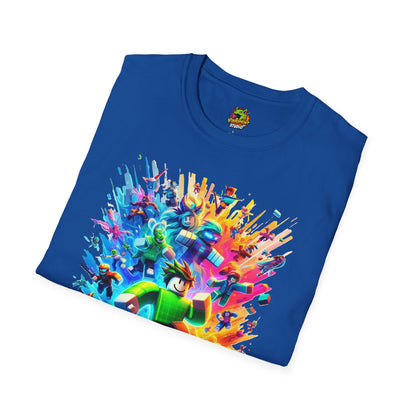 product - Cool Roblox Gamer Tee for Boys & Girls | Roblox Adventure Shirt | Roblox Graphic T-Shirt | Fun Gift for Roblox Lovers - custom-made. perfect gift idea. Order yours now and stand out with this exclusive piece!