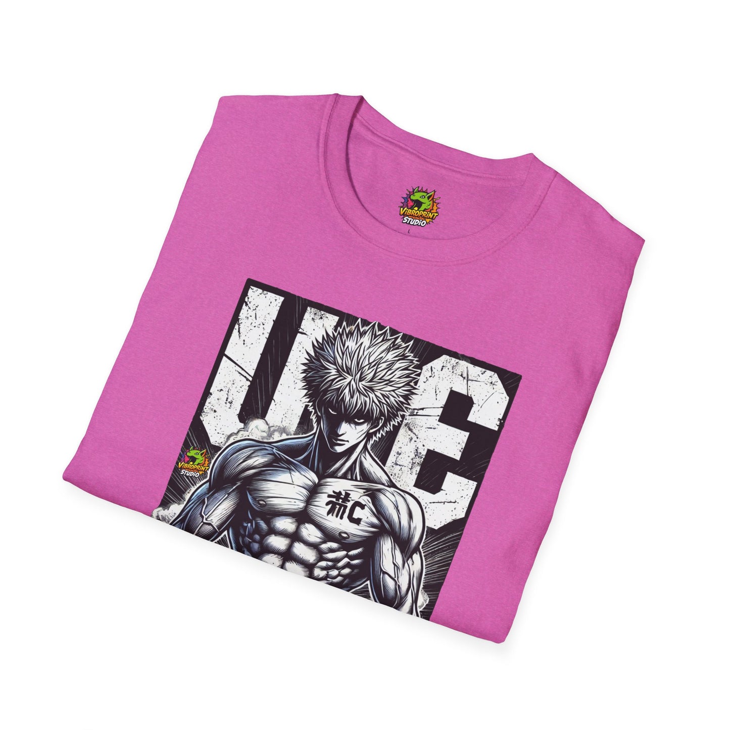 UFC T Shirt | Unleash Fierce Confidence | Motivational UFC Tee with Baki Anime T-Shirt design