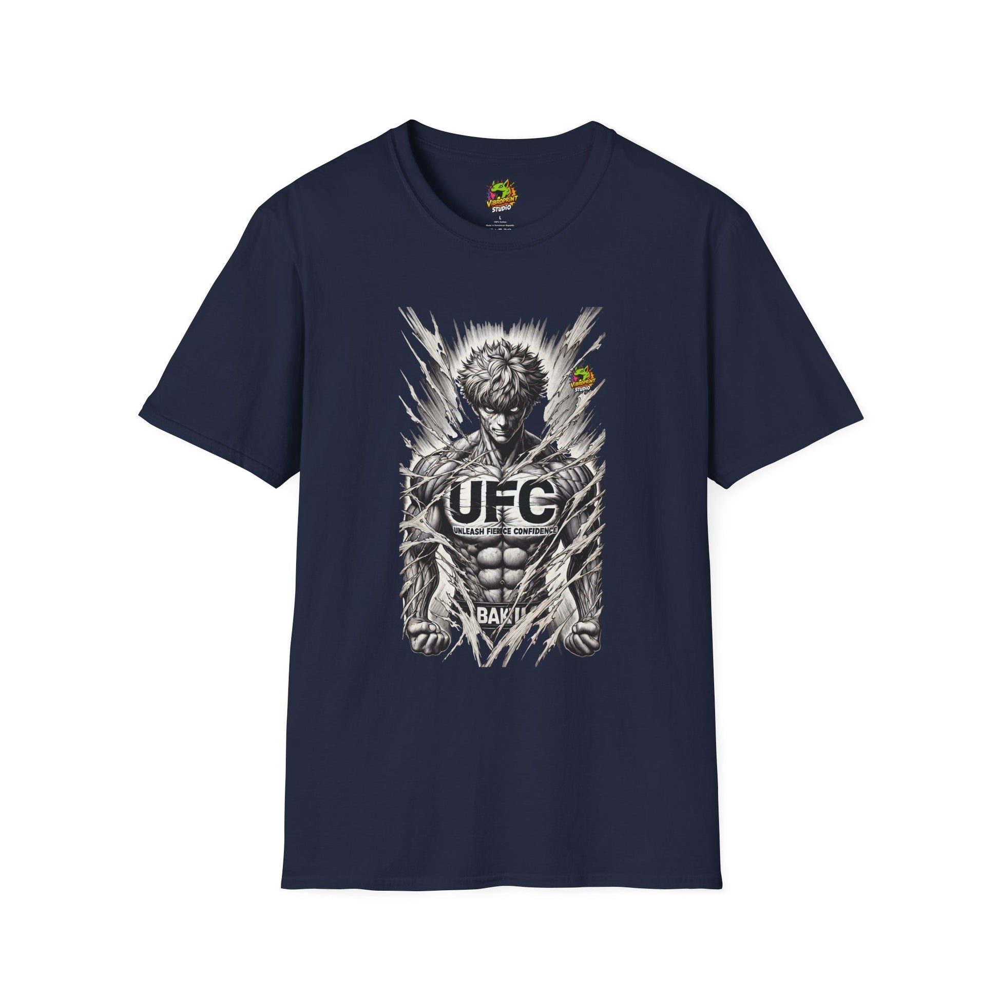 Confidence - UFC T Shirt | Unleash Fierce Confidence | UFC Tee with Baki Anime T Shirt Inspiration - custom-made. limited stock. Order yours now and stand out with this exclusive piece!