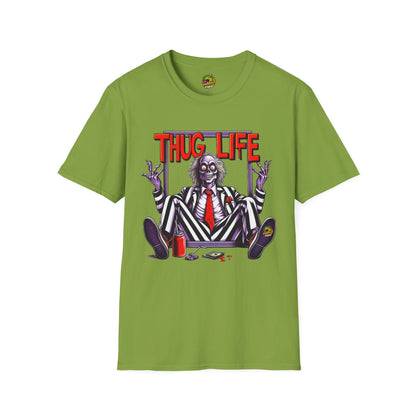 Beetlejuice - Beetlejuice Shirt | Funny Thug Life Graphic T-Shirt | Halloween Beetlejuice Tee - premium material. perfect gift idea. Order yours now and stand out with this exclusive piece!