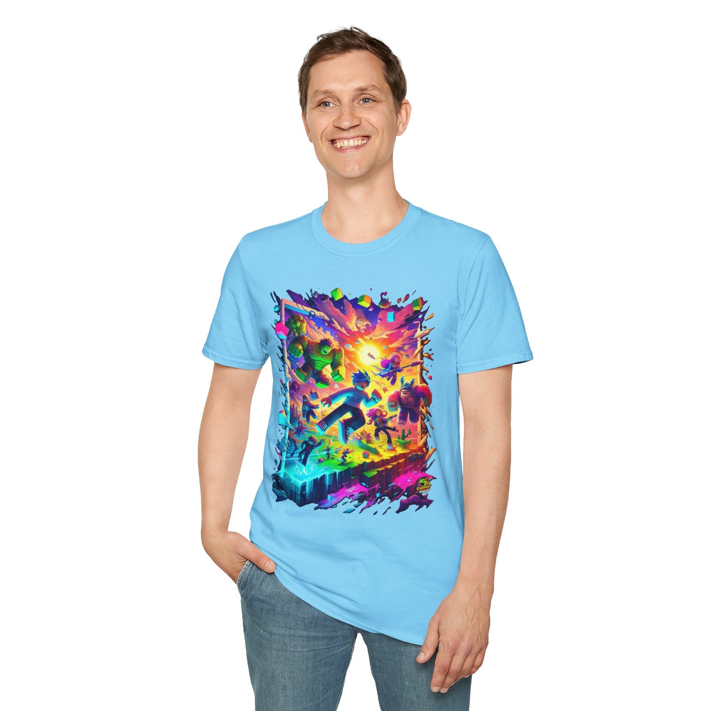 Unique Roblox T-Shirt for Boys & Girls | Roblox Gamer Shirt | Roblox Clothing for Kids | Roblox Avatar Graphic Tee