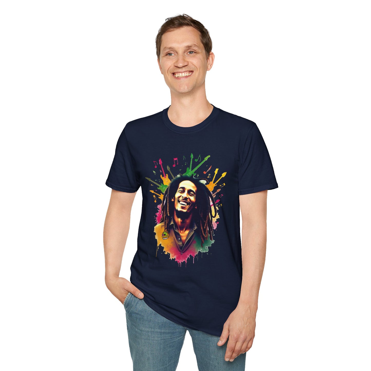 - - Bob Marley T-Shirt - Soulful Echoes - custom-made. limited stock. Order yours now and stand out with this exclusive piece!