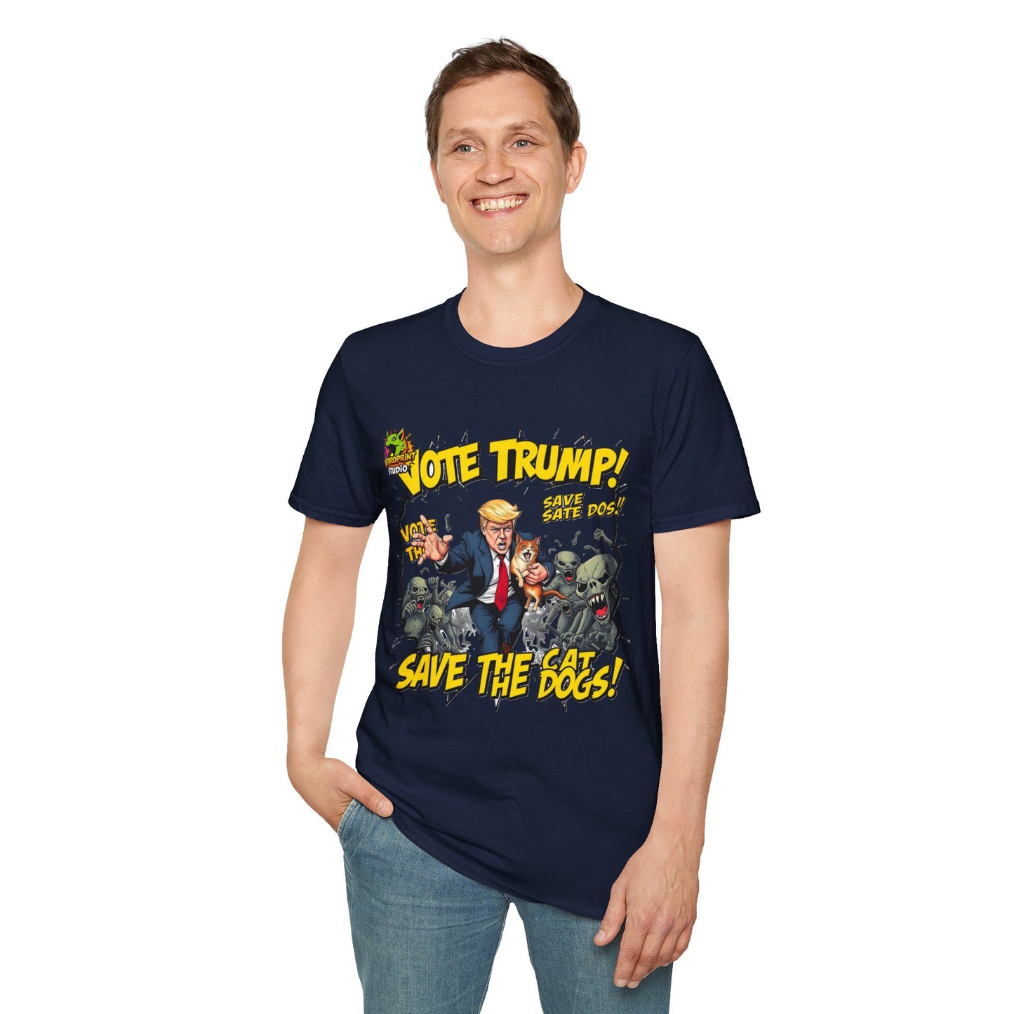 Political - They're Eating the Dogs Shirt | Political Humor T-Shirt | Trump Election Satire Tee - premium material. perfect gift idea. Order yours now and stand out with this exclusive piece!