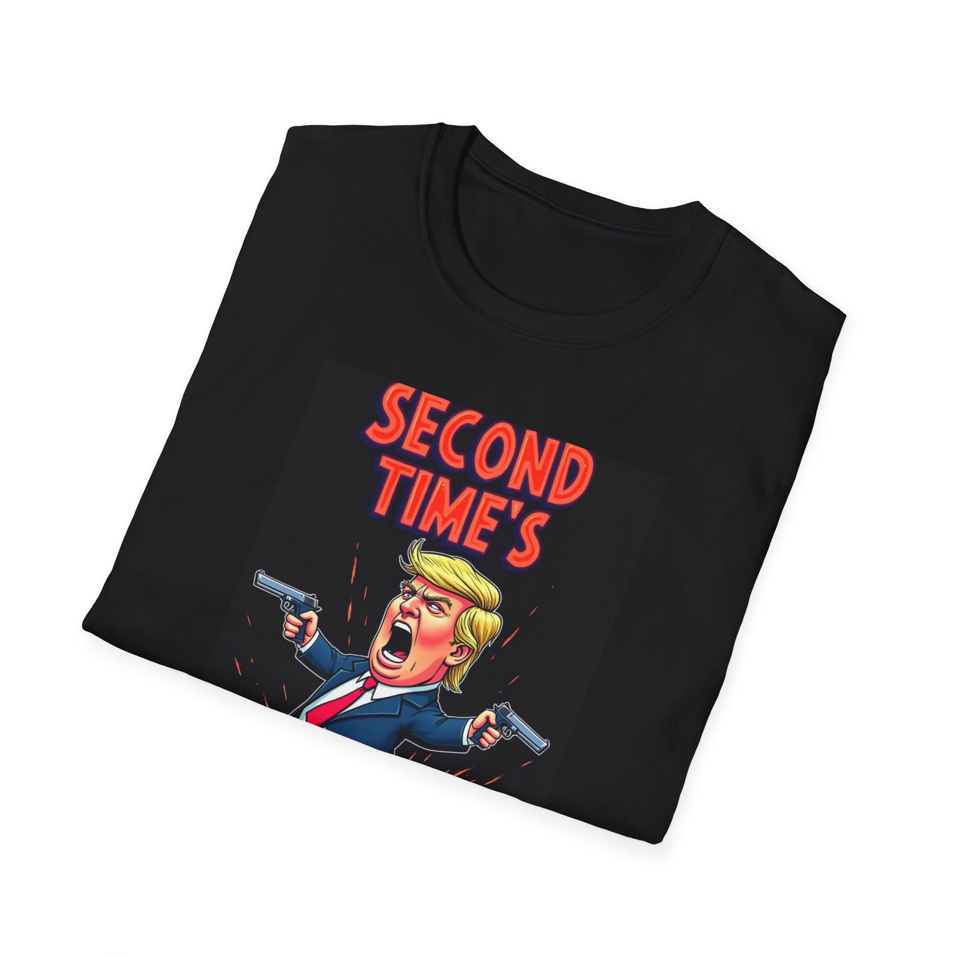 Retro - Trump 2nd Assassination Attempt Shirt, Trump T-shirt, Funny Trump Shirt, Meme Shirt, Kamala Harris Shirt,  Trump Gift, Retro Debate T-shirt - premium material. limited stock. Order yours now and stand out with this exclusive piece!