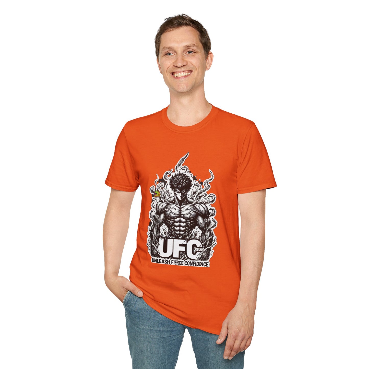 UFC T Shirt | Unleash Fierce Confidence | Motivational UFC Tee with Baki Anime Influence