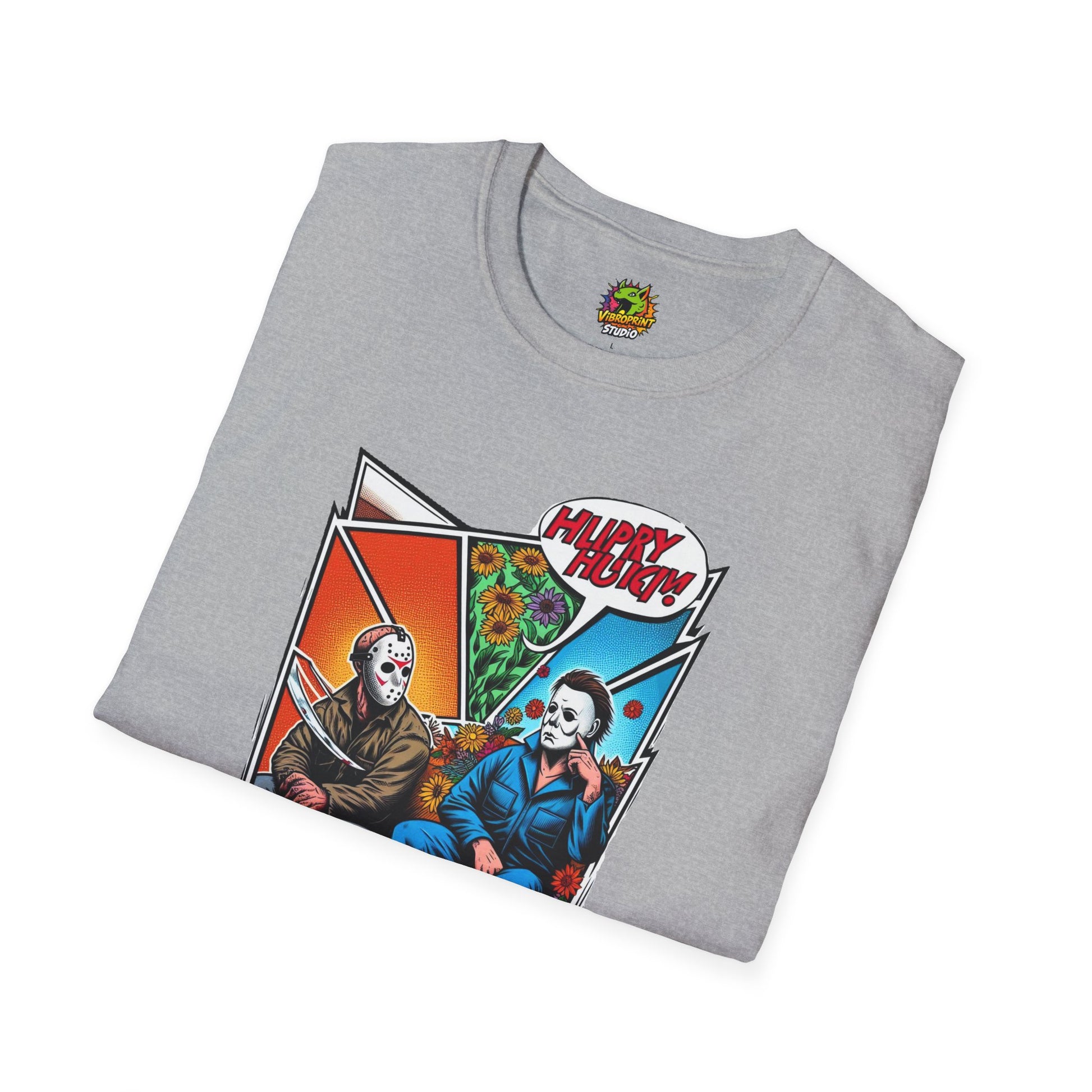 Funny - Michael Myers Shirt | Jason & Michael Picnic T-Shirt | Funny Horror Tee - custom-made. limited stock. Order yours now and stand out with this exclusive piece!