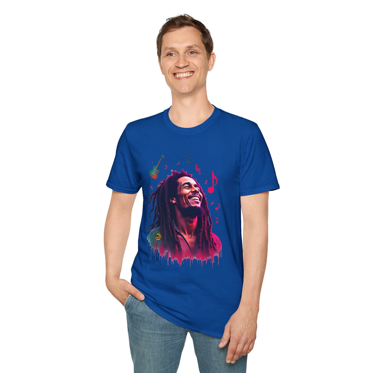 Bob Marley T-Shirt - Vibrant Rasta Revolution