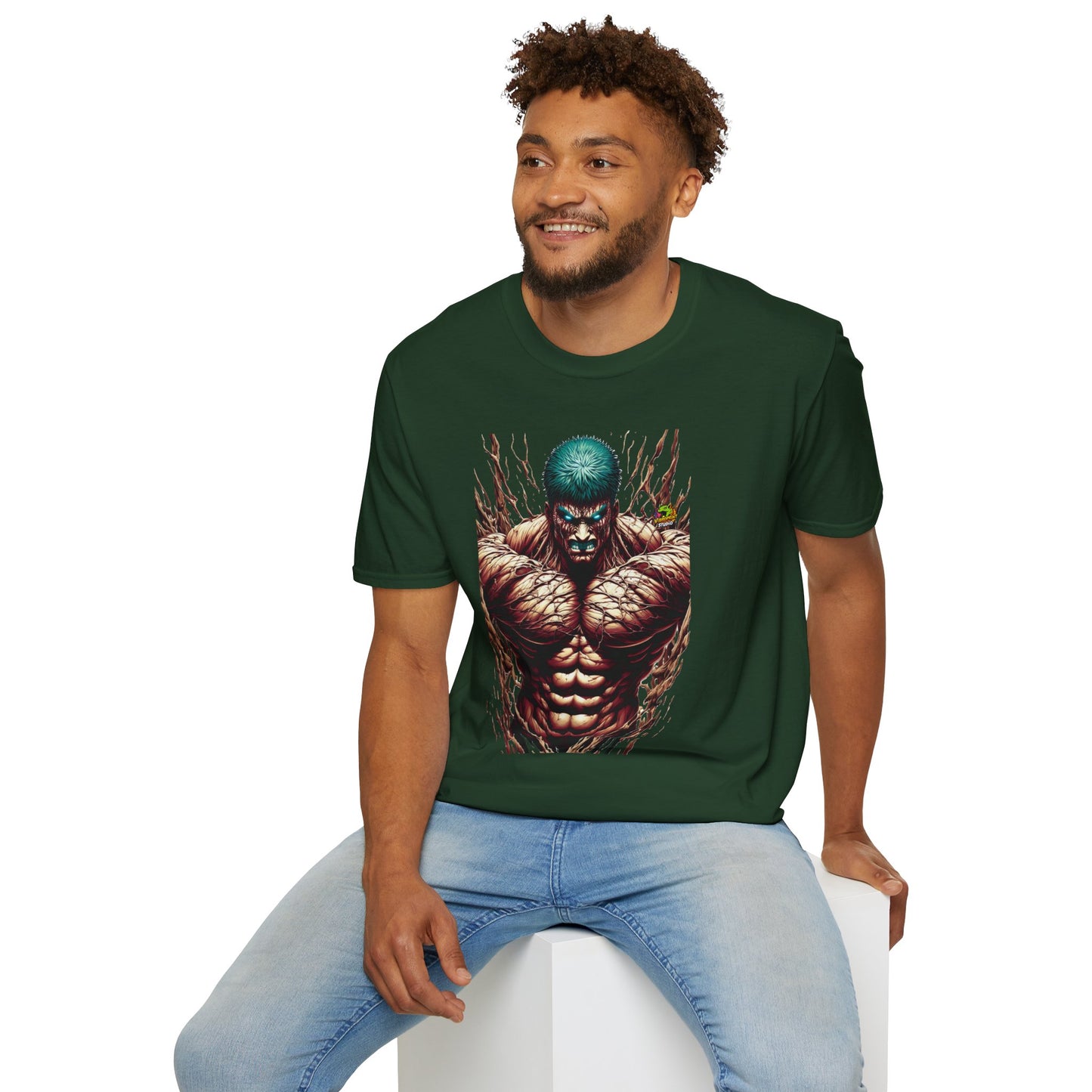 UFC T Shirt | Unleash Fierce Confidence | UFC Tee with Baki Anime Inspiration for Fitness Enthusiasts