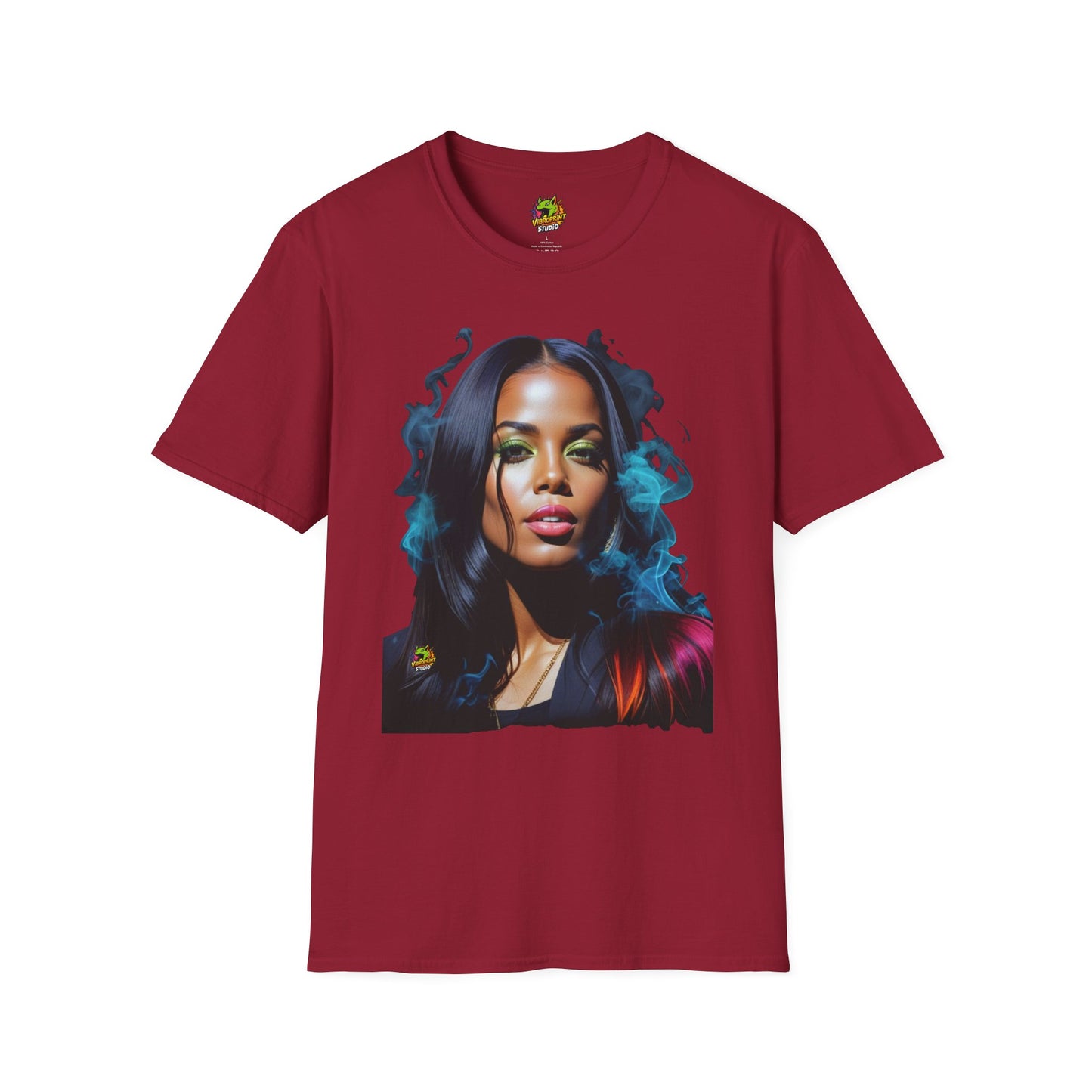 Tee - Aaliyah shirt | Tribute to a Music Icon | Memorial R&B Portrait Tee - custom-made. perfect gift idea. Order yours now and stand out with this exclusive piece!