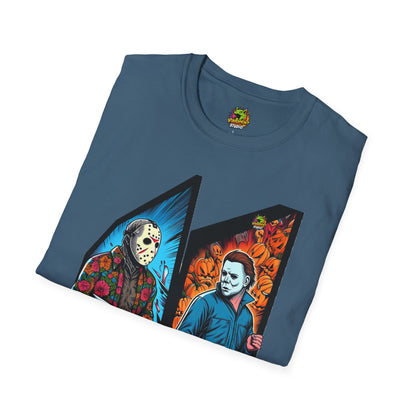 Jason Voorhees & Michael Myers Funny Halloween Shirt