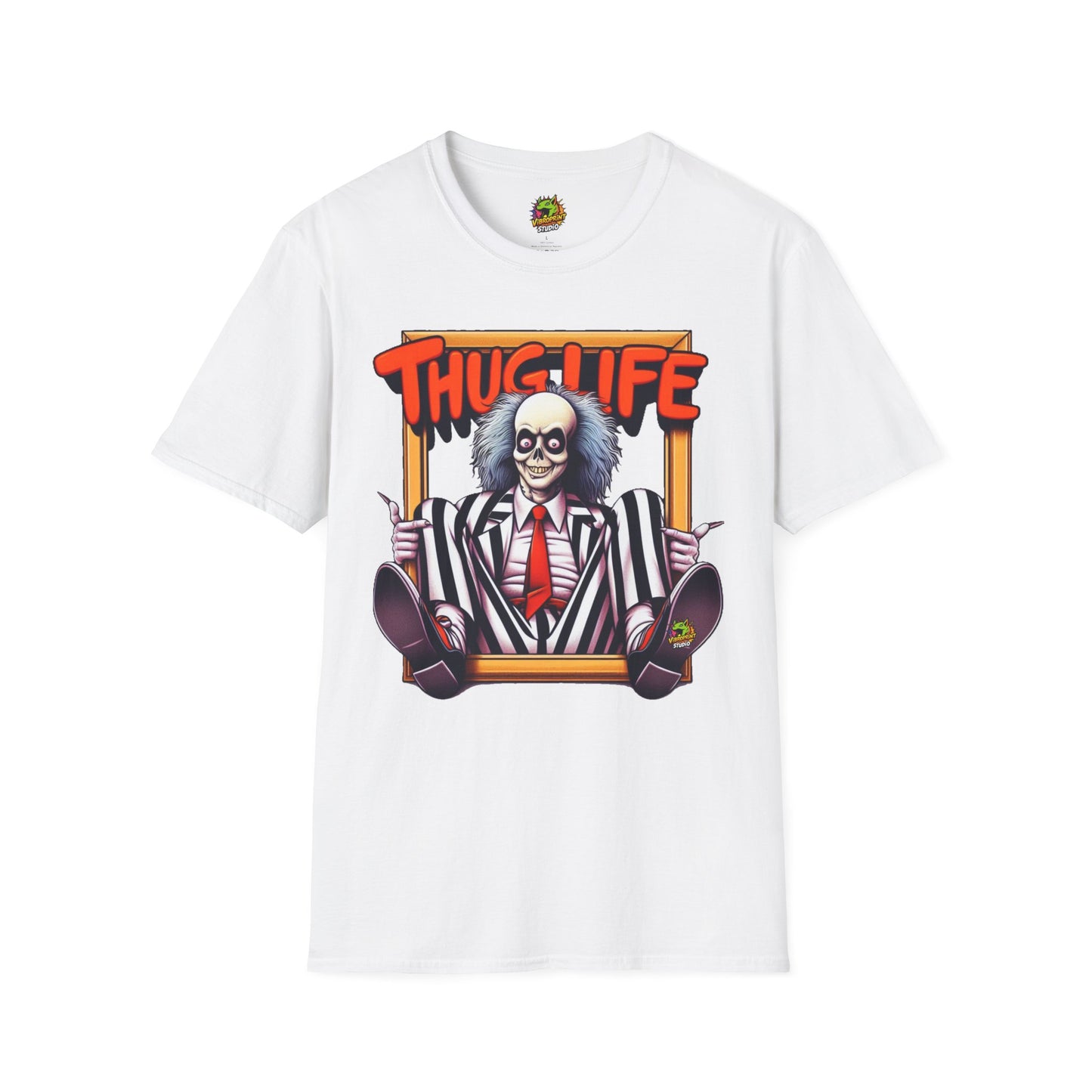 Tee - Beetlejuice Shirt | Halloween Thug Life Tee | Classic Beetlejuice Graphic T-Shirt for Adults - premium material. limited stock. Order yours now and stand out with this exclusive piece!