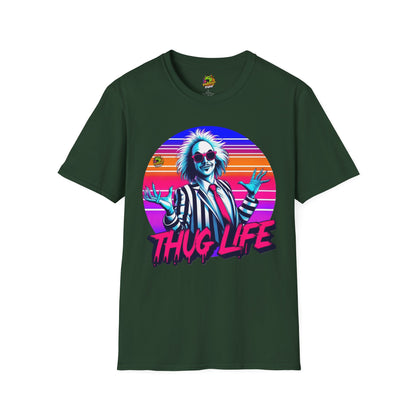 Thug - Beetlejuice Shirt | Thug Life Halloween Tee | Classic Beetlejuice Graphic Shirt - premium material. limited stock. Order yours now and stand out with this exclusive piece!