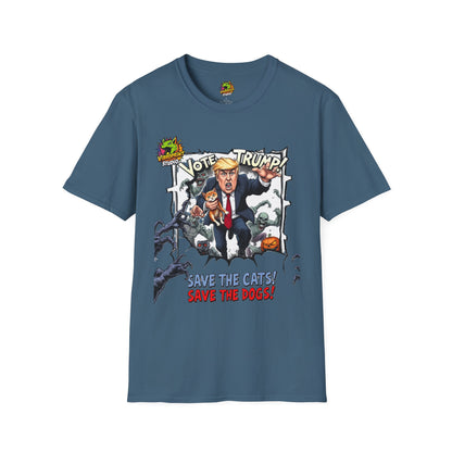 They're Eating the Dogs Tee | Funny Trump Graphic T-Shirt | Election Satire Shirt