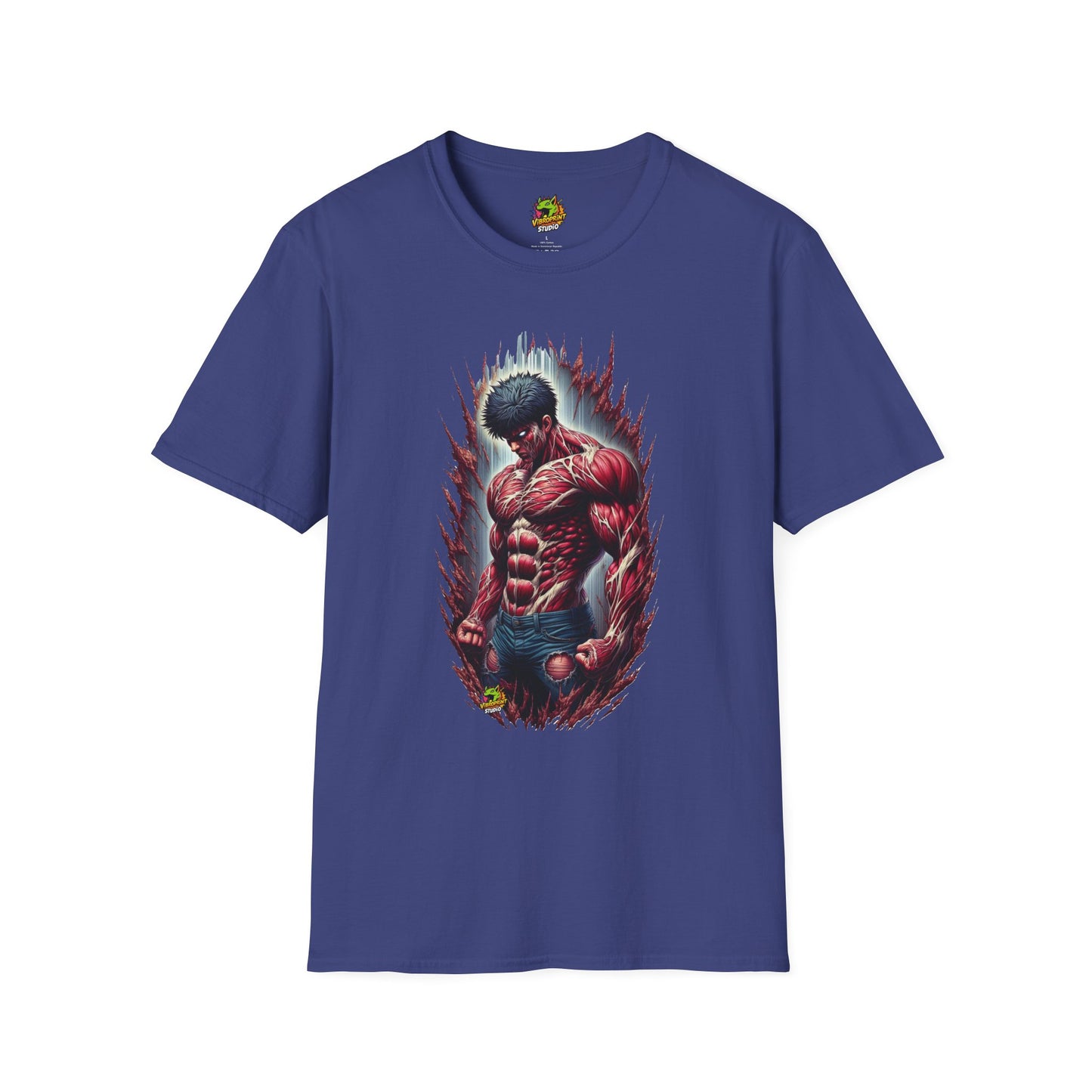 Anime - UFC T Shirt | Unleash Fierce Confidence | UFC Tee with Baki Anime Influence for Gym Lovers - premium material. perfect gift idea. Order yours now and stand out with this exclusive piece!