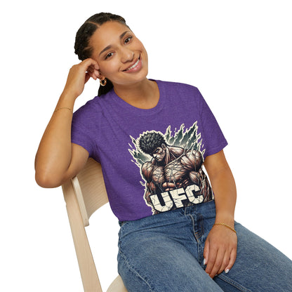 UFC T Shirt | Unleash Fierce Confidence | Motivational UFC Tee with Baki Anime Influence