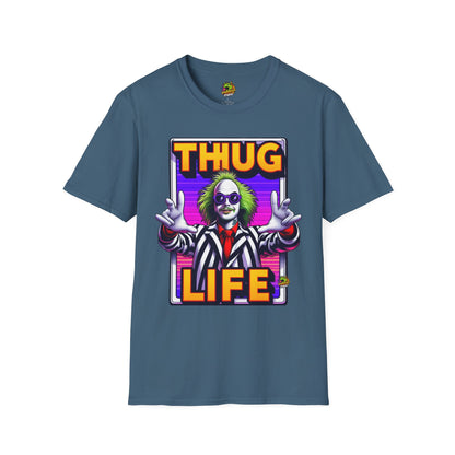 Classic - Beetlejuice Shirt | Funny Thug Life Halloween Tee | Classic Beetlejuice Graphic T-Shirt - custom-made. limited stock. Order yours now and stand out with this exclusive piece!