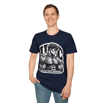 product - UFC T Shirt | Unleash Fierce Confidence | UFC Tee with Baki Anime T Shirt Inspiration - custom-made. perfect gift idea. Order yours now and stand out with this exclusive piece!