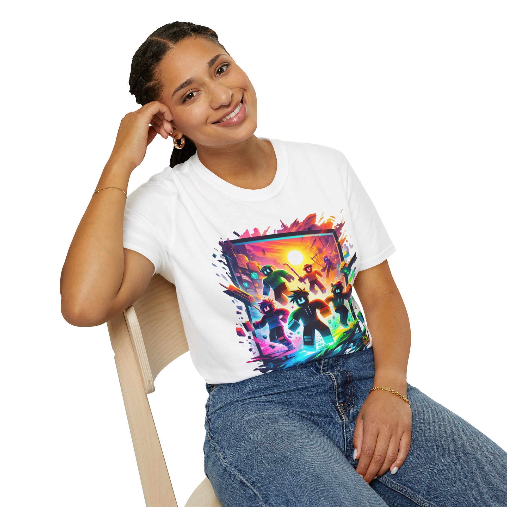 high-quality - Roblox Adventure T-Shirt for Boys & Girls | Roblox Graphic Tee | Roblox Kids Clothing | Great Roblox Gift - Order yours now and stand out with this exclusive piece!