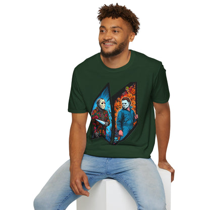 Jason Voorhees & Michael Myers Funny Halloween Shirt