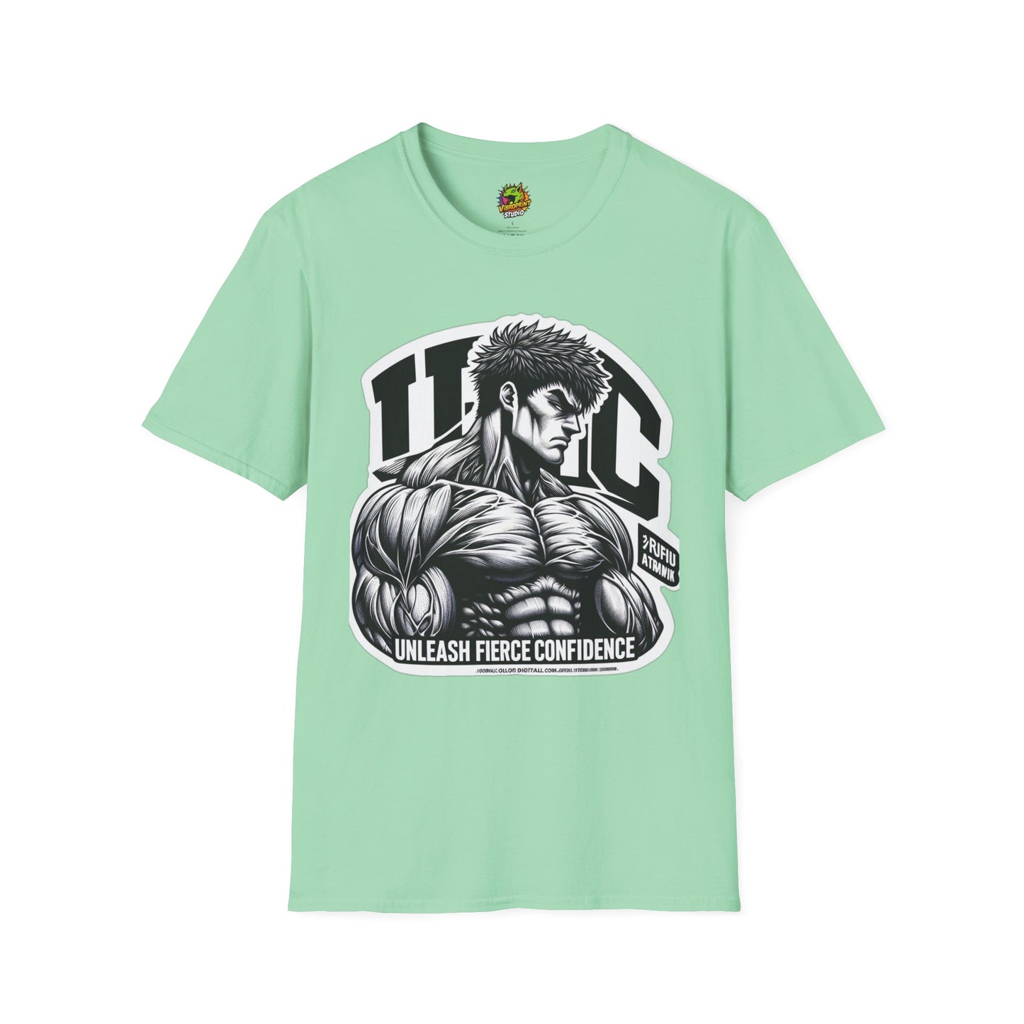 product - UFC T Shirt | Unleash Fierce Confidence | UFC Tee with Baki Anime T Shirt Inspiration - custom-made. perfect gift idea. Order yours now and stand out with this exclusive piece!