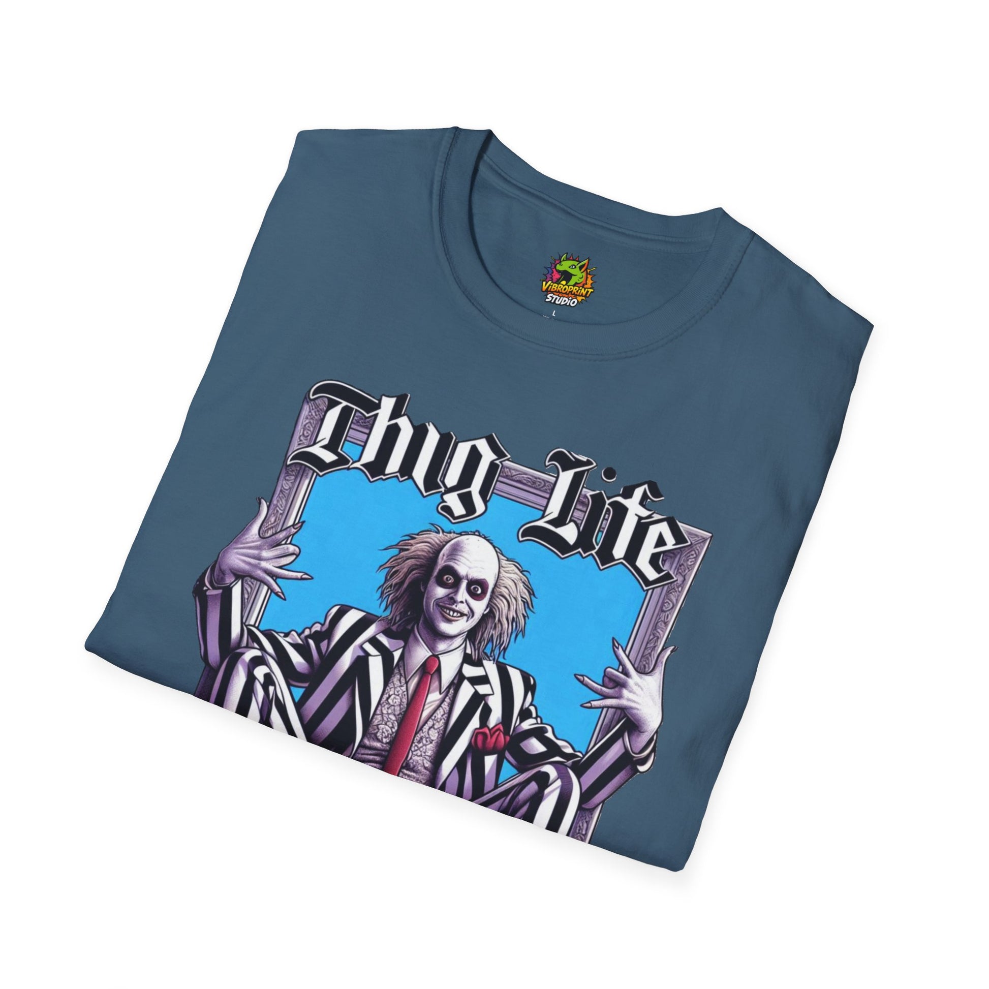 exclusive - Beetlejuice Shirt | Halloween Thug Life Tee | Spooky Beetlejuice Graphic Shirt - premium material. limited stock. Order yours now and stand out with this exclusive piece!