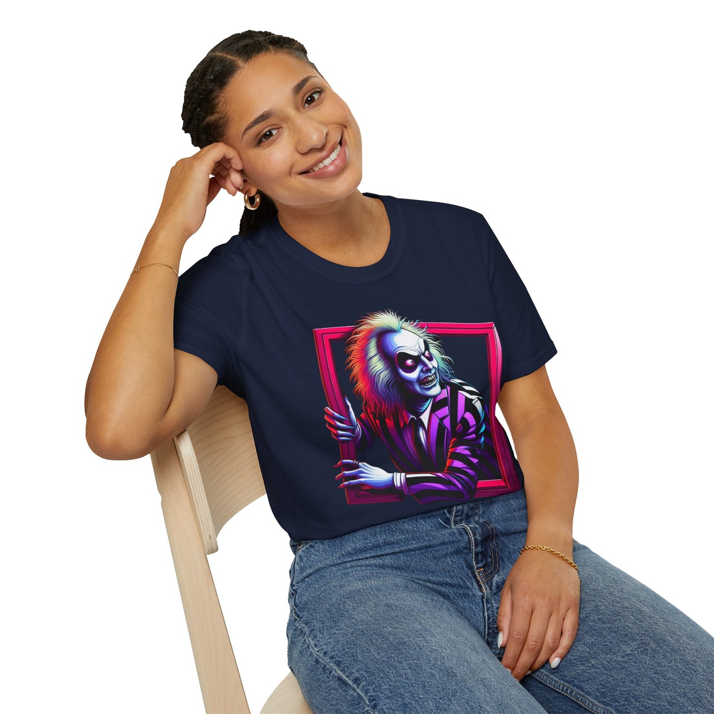 Tee - Beetlejuice Shirt | Classic Beetlejuice Tee | Creepy Beetlejuice Tee | Beetlejuice Movie Merch - custom-made. limited stock. Order yours now and stand out with this exclusive piece!