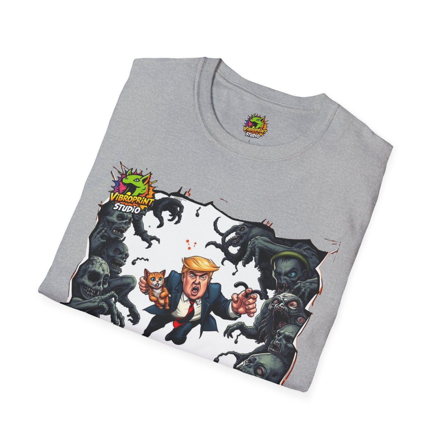 Eating - They're Eating the Dogs Tee | Satire Trump Election Shirt | Funny Meme Graphic T-Shirt - premium material. limited stock. Order yours now and stand out with this exclusive piece!