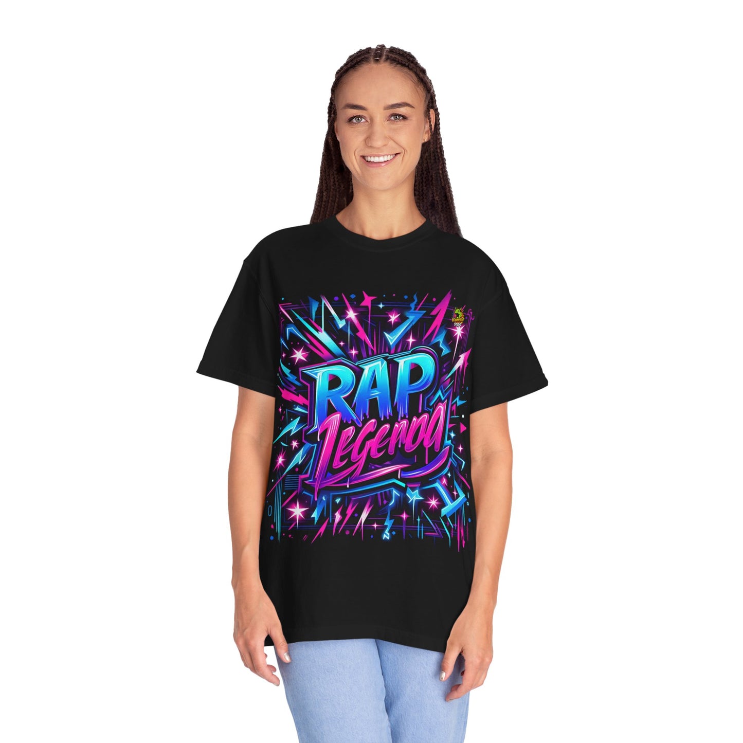 Rapper - Neon Graffiti Rapper Merch T-Shirt | Urban Hip-Hop Street Style Design - premium material. limited stock. Order yours now and stand out with this exclusive piece!