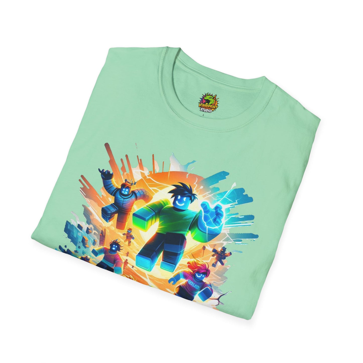 Unique Roblox Game Tee for Kids | Roblox Clothing for Boys & Girls | Cool Roblox Graphic T-Shirt | Roblox Merch Gift