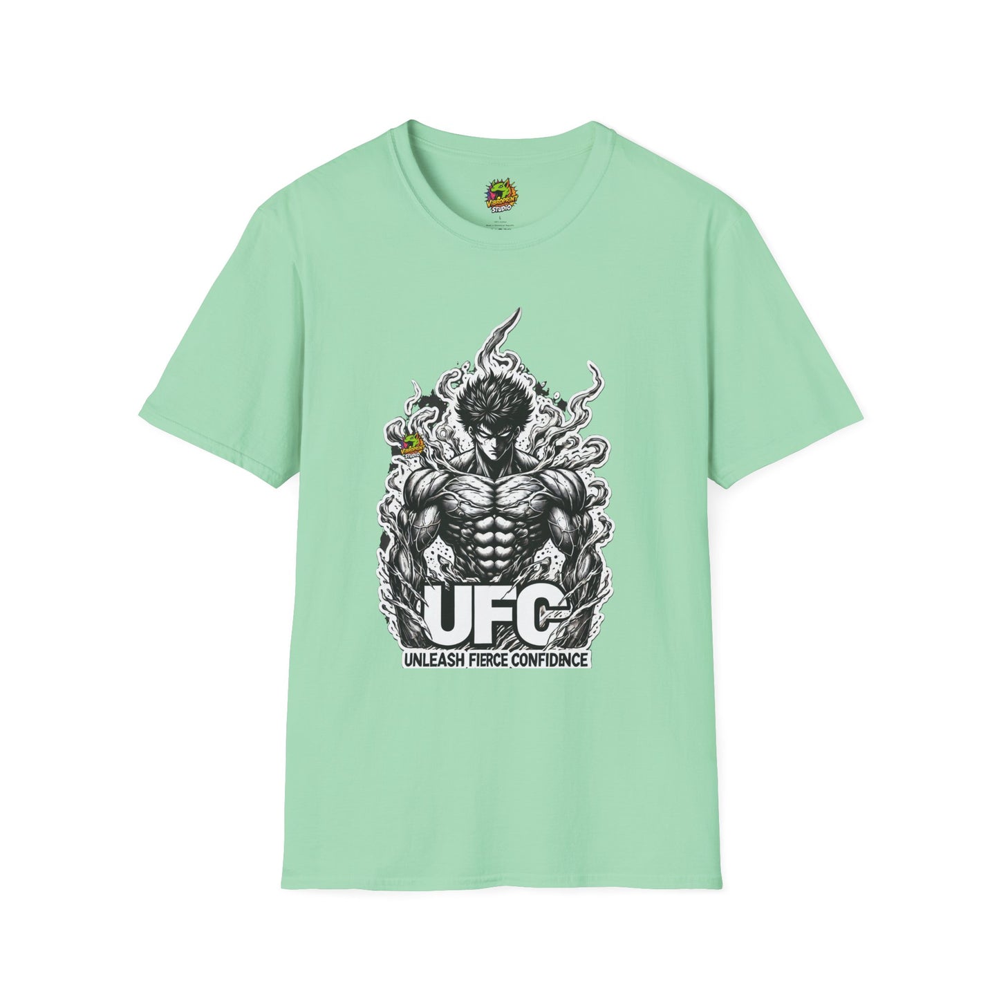 T - UFC T Shirt | Unleash Fierce Confidence | Motivational UFC Tee with Baki Anime Influence - premium material. limited stock. Order yours now and stand out with this exclusive piece!