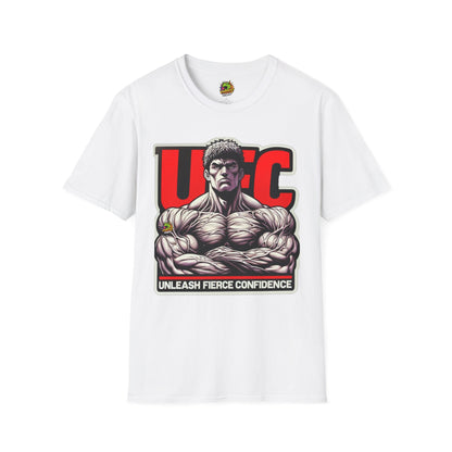 Strength - UFC T Shirt | Unleash Fierce Confidence | UFC Tee with Baki Anime Strength for Fitness Fans - premium material. perfect gift idea. Order yours now and stand out with this exclusive piece!