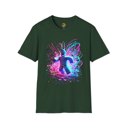 exclusive - Roblox T-Shirt - Neon Block Party - custom-made. limited stock. Order yours now and stand out with this exclusive piece!