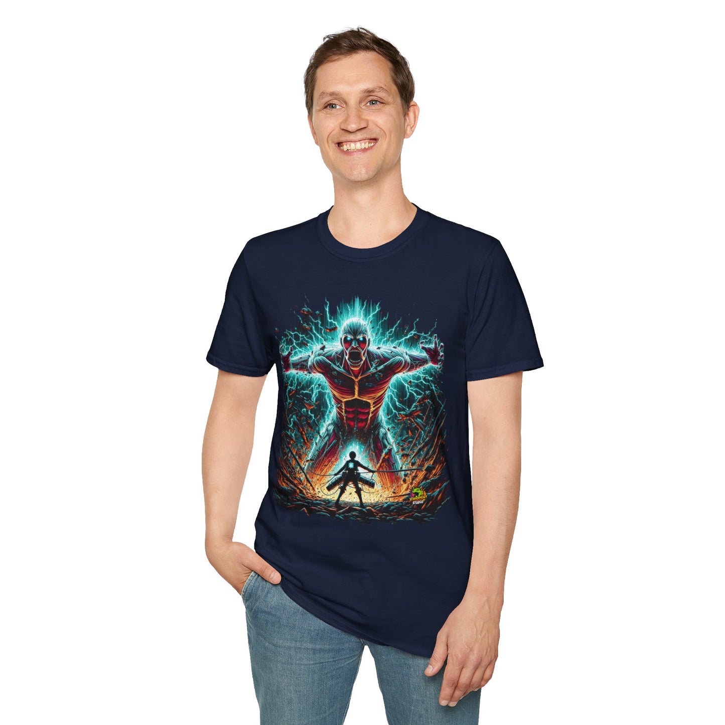 on - Eren Yeager Titan’s Vengeance Tee | Official Attack on Titan Shirt | - custom-made. perfect gift idea. Order yours now and stand out with this exclusive piece!