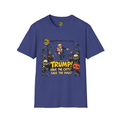 They're Eating the Dogs Tee | Trump Election Meme T-Shirt | Satirical Political Shirt - High Quality Image