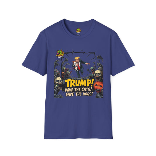 They're Eating the Dogs Tee | Trump Election Meme T-Shirt | Satirical Political Shirt - High Quality Image