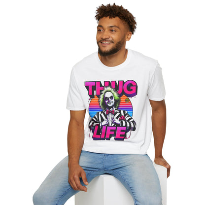 exclusive - Beetlejuice Shirt | Thug Life Inspired T-Shirt | Halloween Horror Graphic Tee | Funny Beetlejuice Shirt - custom-made. perfect gift idea. Order yours now and stand out with this exclusive piece!