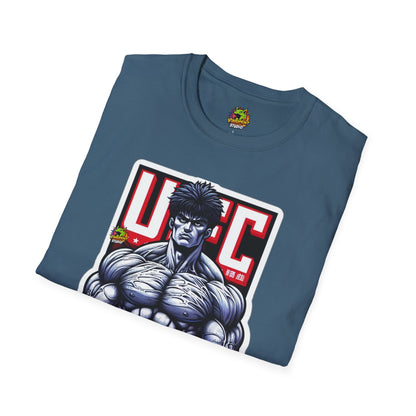 UFC T Shirt | Unleash Fierce Confidence | Motivational UFC Tee with Baki Anime Strength