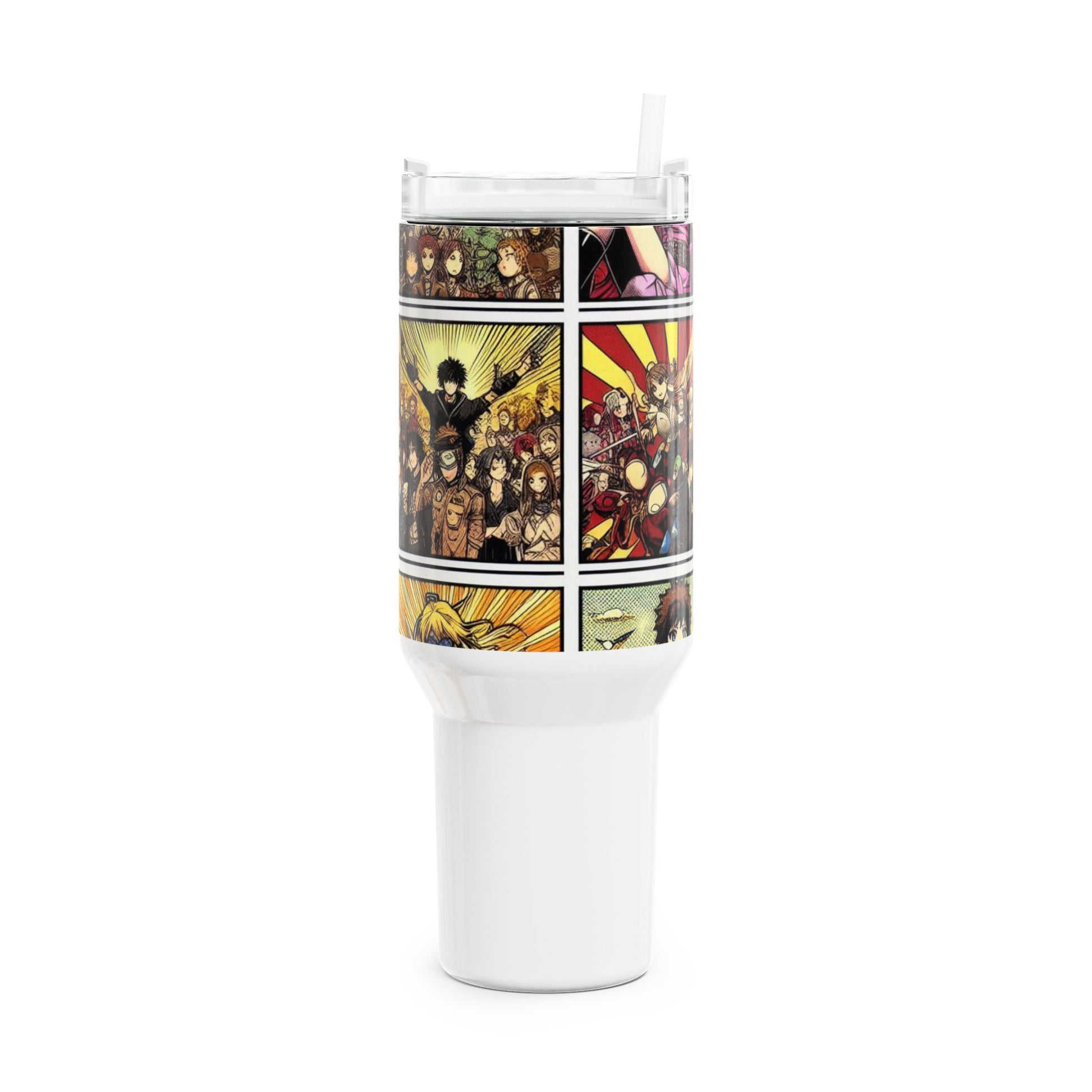 Stanley Tumbler | Comics and Anime Fans Drinkware | Colorful Geek Tumbler for Gamers - High Quality Image