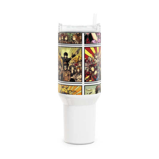 Stanley Tumbler | Comics and Anime Fans Drinkware | Colorful Geek Tumbler for Gamers - High Quality Image