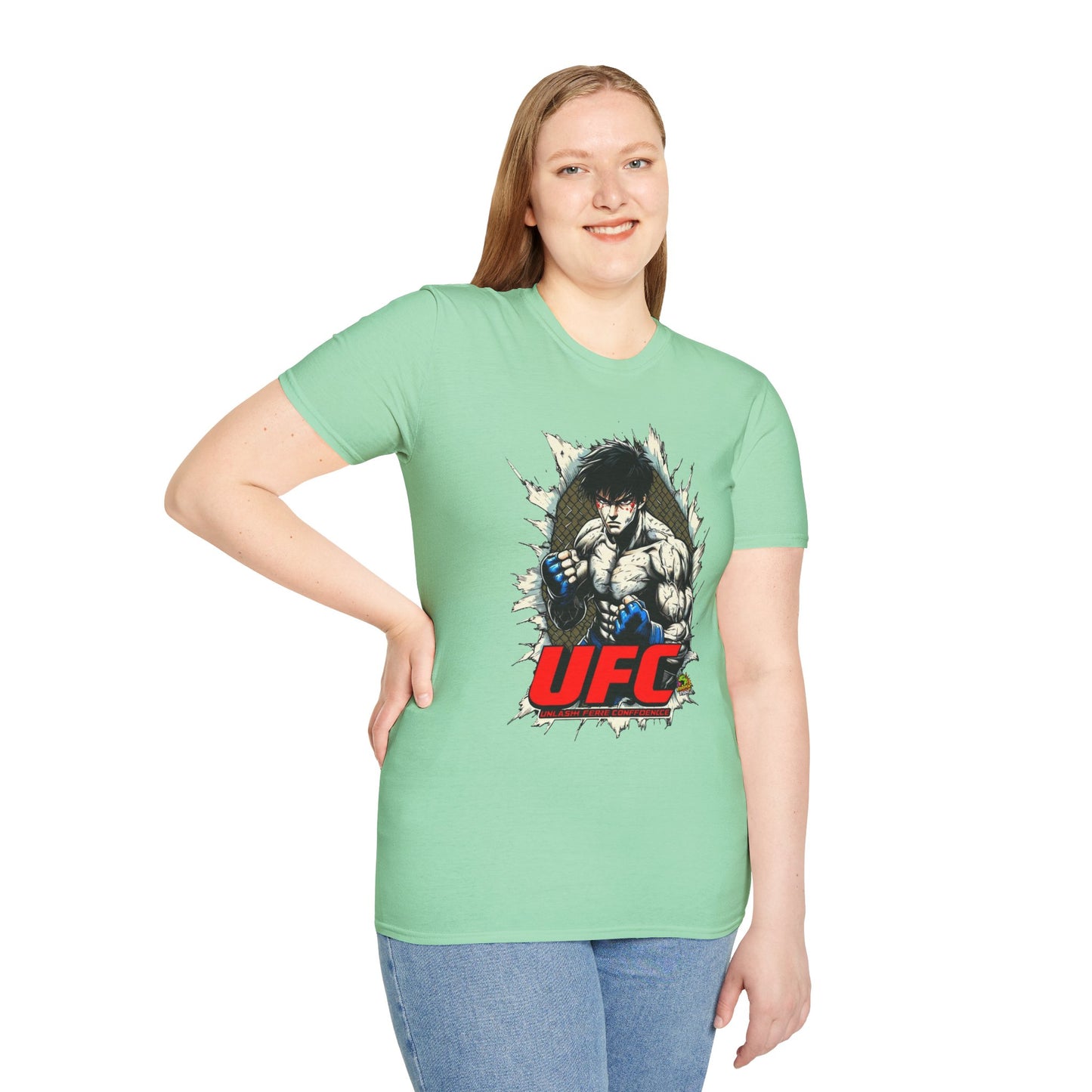 UFC T Shirt | Unleash Fierce Confidence | UFC Tee for Anime & Sport Lovers