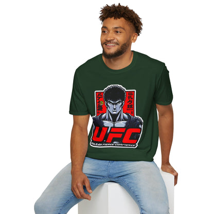 UFC T Shirt | Unleash Fierce Confidence | UFC Tee with Baki Anime Style