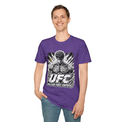 UFC T Shirt | Unleash Fierce Confidence | UFC Tee with Baki Anime T Shirt Motivation