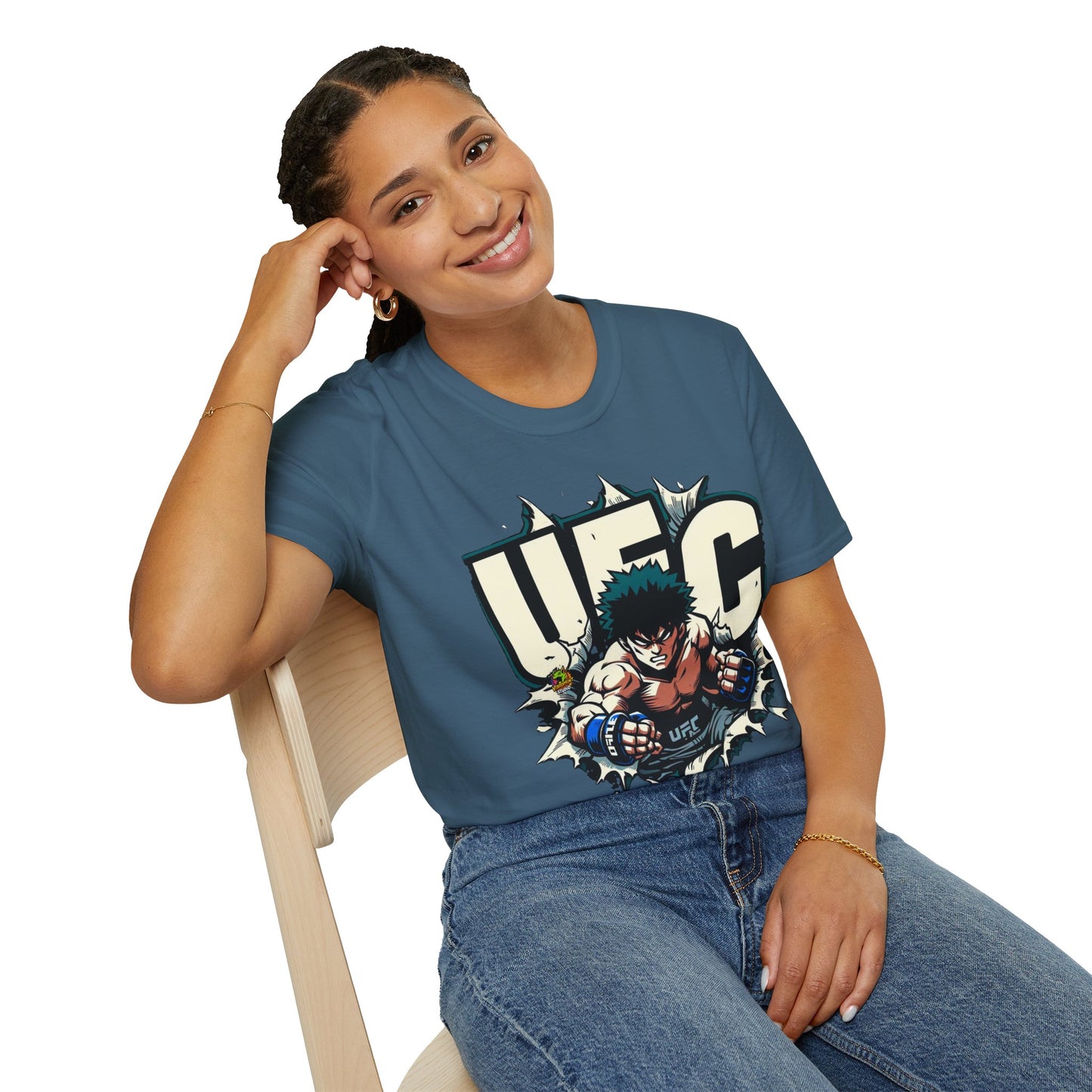 product - UFC T Shirt | Motivational Sport Tee | UFC Shirt for Gym & Anime Lovers - premium material. limited stock. Order yours now and stand out with this exclusive piece!