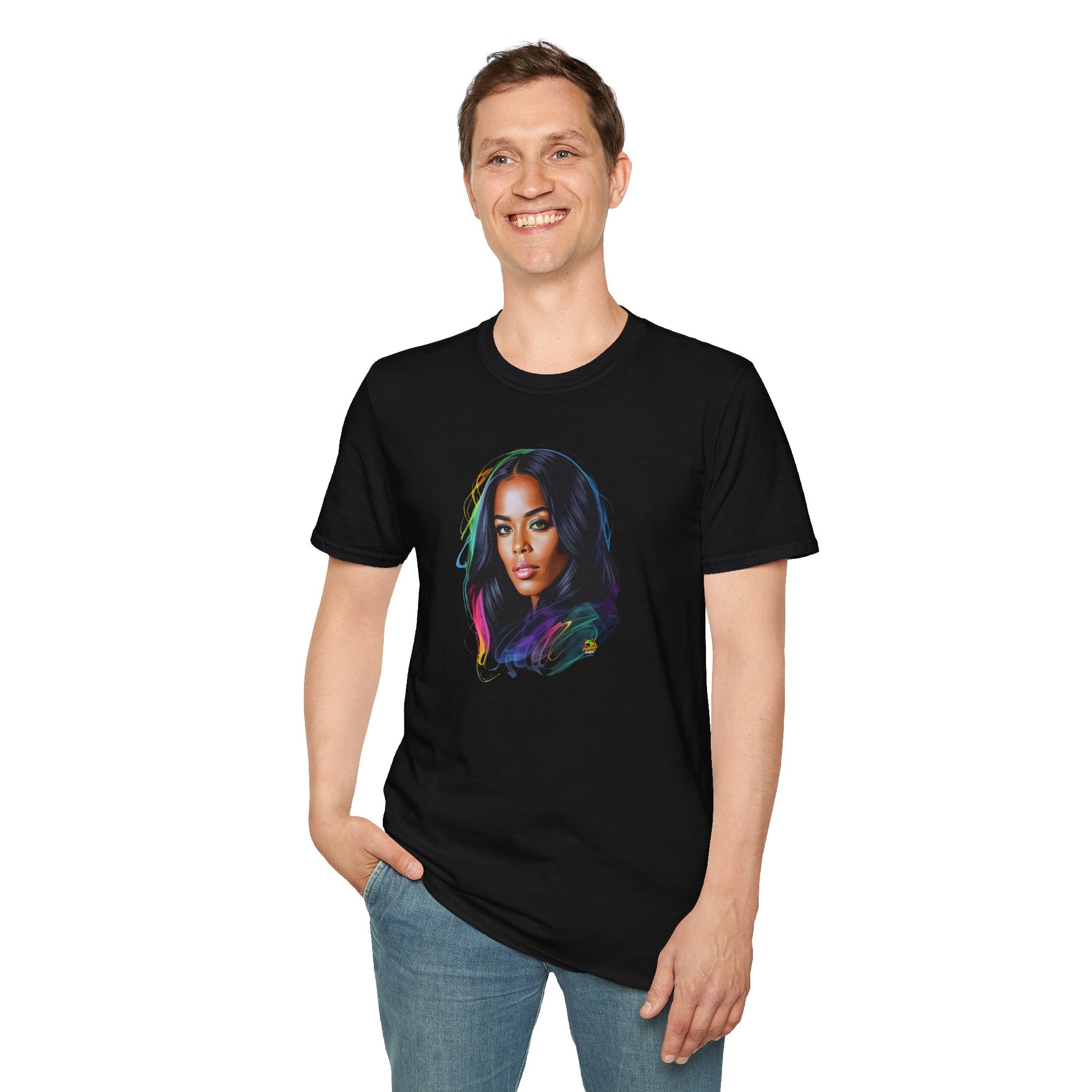 the - Aaliyah shirt | Forever the Princess of R&B | Memorial Tribute to a Music Icon - custom-made. perfect gift idea. Order yours now and stand out with this exclusive piece!