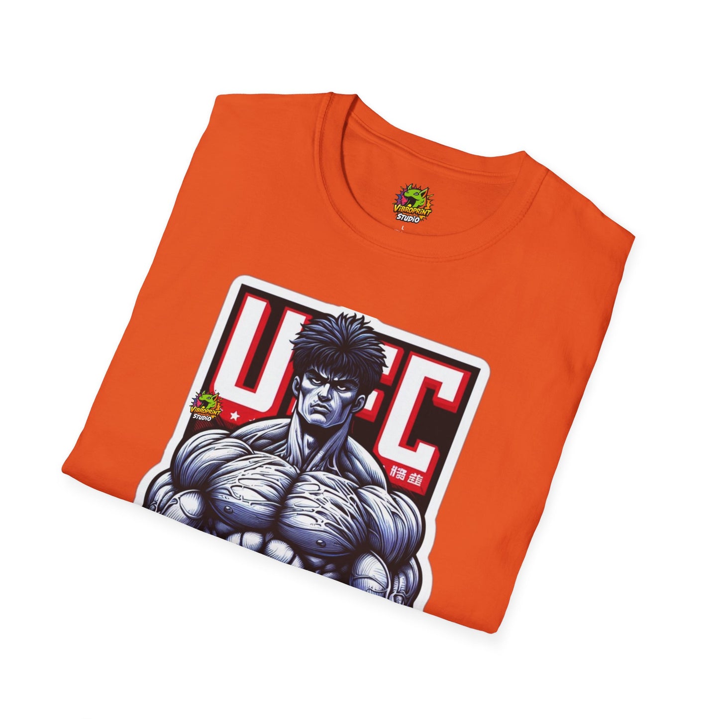 UFC T Shirt | Unleash Fierce Confidence | Motivational UFC Tee with Baki Anime Strength