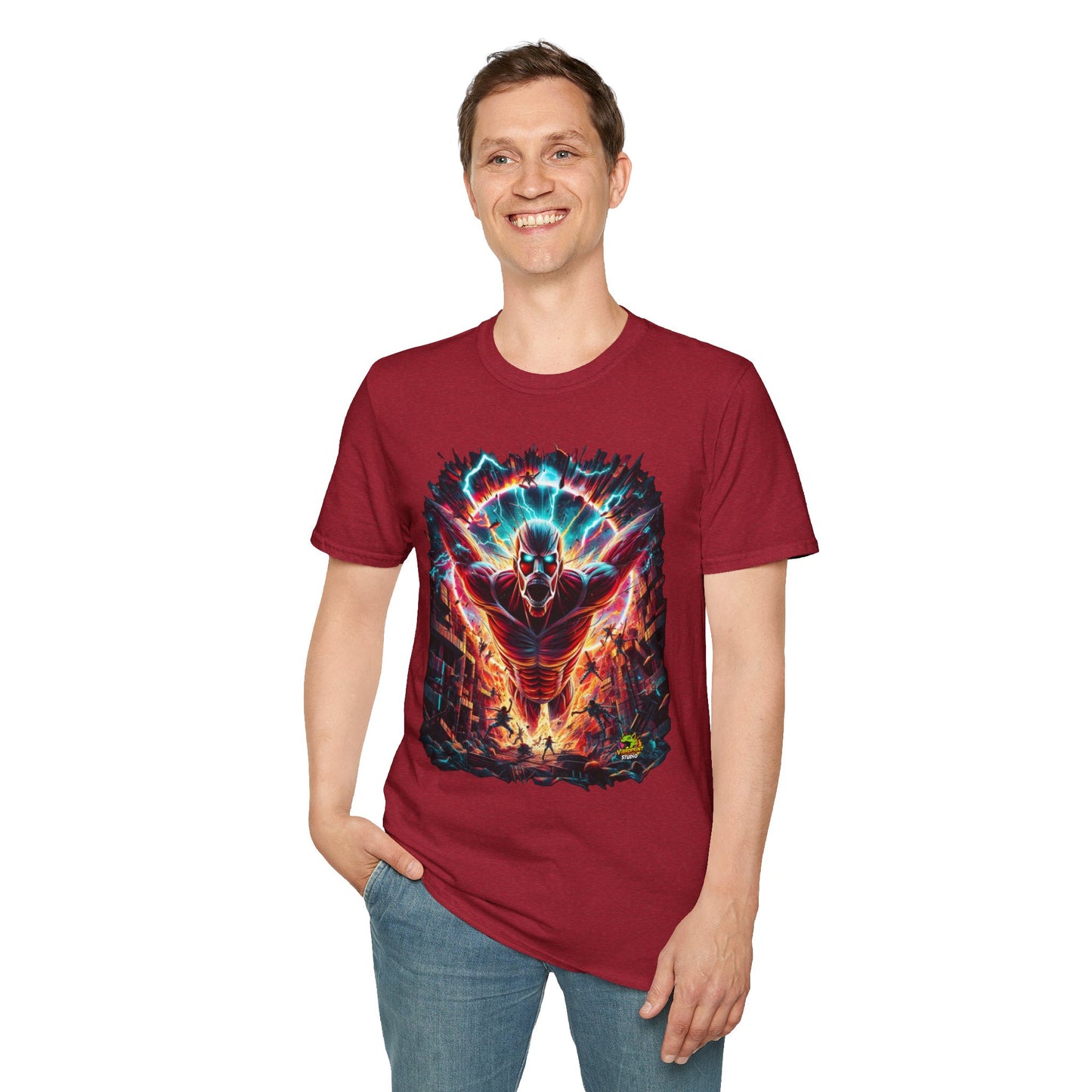 Eren Yeager Titan’s Resolve Tee | Official Attack on Titan Shirt | - VibroPrint Studio