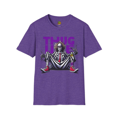 Shirt - Beetlejuice Shirt | Thug Life Halloween Tee | Classic Beetlejuice Graphic T-Shirt for Fans - custom-made. limited stock. Order yours now and stand out with this exclusive piece!